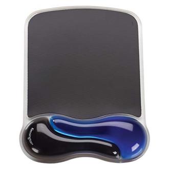 Tapis de souris repose-poignet gel ergonomique, confortable pour longues heures de travail, design moderne, base antidérapante, cadeau idéal bien-être au bureau.