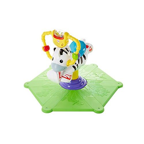 Jouet éducatif Fisher-Price Chien Tourni-Rebond, développe capacités motrices, cognition enfants 1 an, design stable, ludique, interactif, sécurisé.