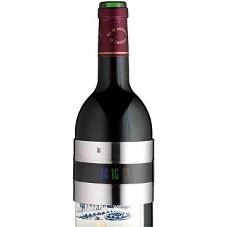 Thermomètre à vin design en acier inoxydable pour bouteilles