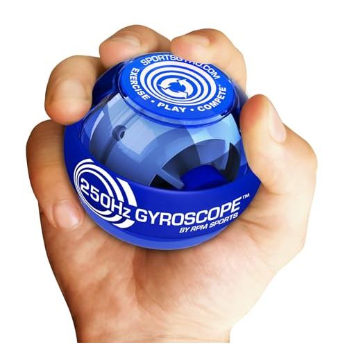 Powerball Hybrid Autostart Classic pour musculation avant-bras, cadeau original pour athlètes, rééducation, amélioration force préhension, résistance personnalisable, utilisation simple.