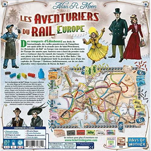 Les aventuriers du rail, un jeu de société passionnant