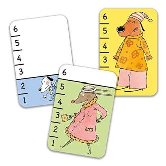 Jeu de carte Batawaf pour enfants de 3 ans et plus, favorise la comparaison, l'échange et le plaisir.