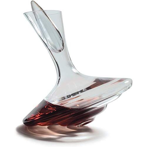 Carafe à décanter Peugeot élégante avec bouchon aérateur pour vin.