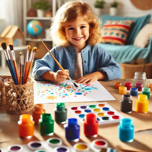 Lot de 8 litres de gouache Giotto, variété de couleurs, pour enfants