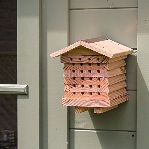 Ruche pour abeille solitaire Wildtier Herz, idée cadeau originale et éco-friendly.