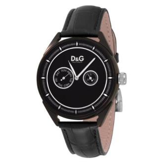 Montre Dolce&Gabbana DW0420 noire élégante avec chronographe pour homme raffiné