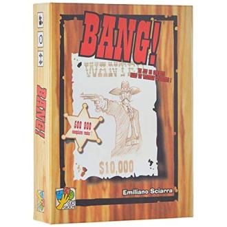 Jeu de société Bang! ambiance Far West avec cartes, cow-boys, stratégie et bluff.