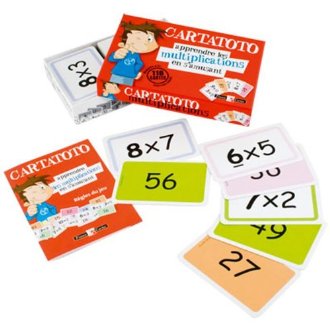 Carta toto Multiplications - France cartes