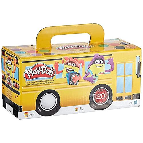 PLAY-DOH - Coffret de 36 pots de Pâte à modeler - Couleurs