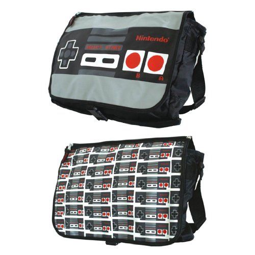 Sac Nintendo NES - sac messenger rétro pour les passionnés de jeux vidéo Nintendo.
