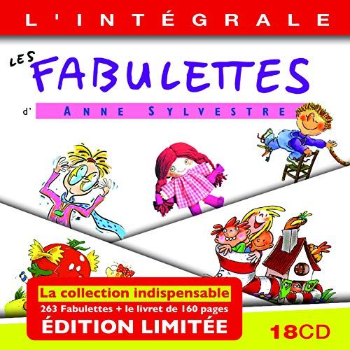 Intégrale des Fabulettes d'Anne Sylvestre - Coffret de 16 CD avec 263 fabulettes et comptines pour enfants de 2 à 4 ans