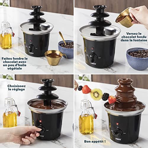 Fontaine à chocolat Princess élégante pour fête
