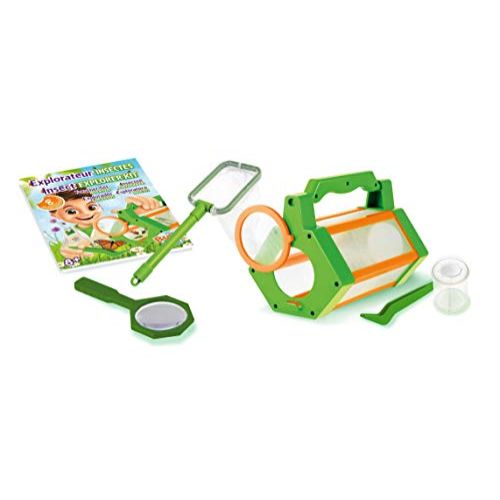 Kit d'observation d'insectes de la marque Buki : cadeau éducatif pour enfant passionné par la nature et les insectes.