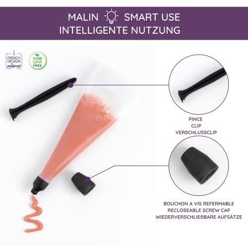 Poche à douille en silicone Mastrad : Kit complet pour des desserts magnifiquement décorés.