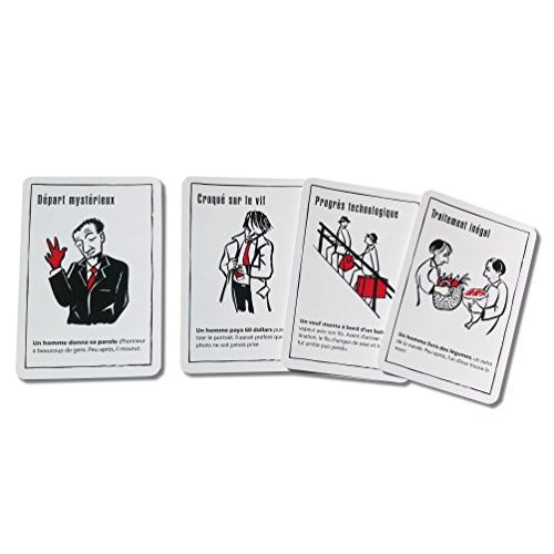 Jeu de société Black Stories pour soirées entre amis, énigmes et mystères.