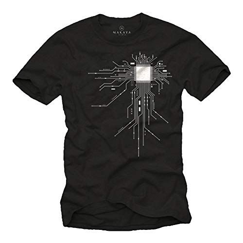 T-shirt Processeur Geek - Cadeau original pour ado fan d'informatique !