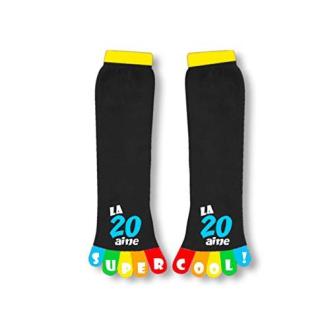 Les chaussettes pour fêter la vingtaine