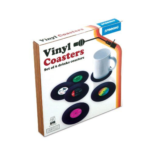 Le lot de 6 dessous de verres vinyle