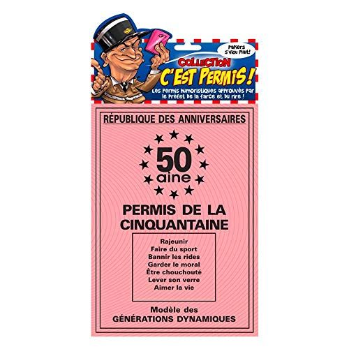 Permis de Fêter son Anniversaire - Jour de Fête - Humour - Cadeaux  Humoristiques pour Anniversaire