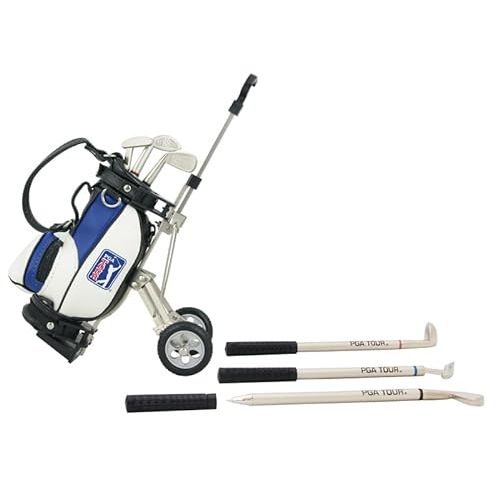 Set de stylos PGA en forme de clubs de golf pour bureau