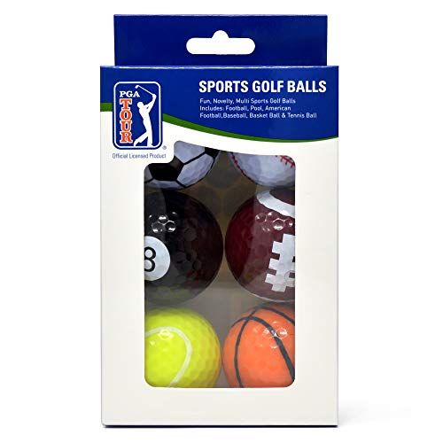 Balles de golf originales pour passionnés de golf, inspirées de différents sports, idéal pour reconnaître facilement ses balles.