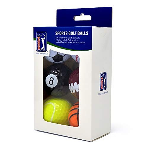 Balles de golf originales pour passionnés de golf, inspirées de différents sports, idéal pour reconnaître facilement ses balles.