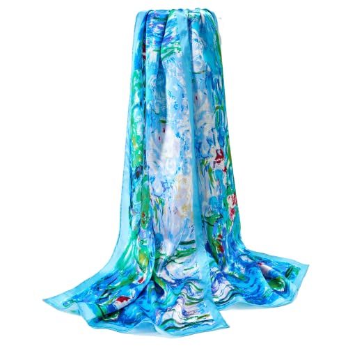 Foulard avec reproduction de Claude Monet