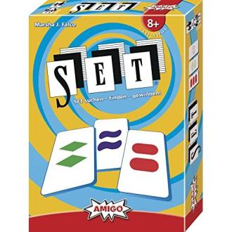 Jeu de cartes Set Gigamic pour défis mentaux et rapidité, convient à tous les âges