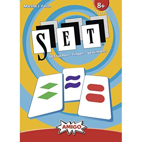 Jeu de cartes Set Gigamic pour défis mentaux et rapidité, convient à tous les âges