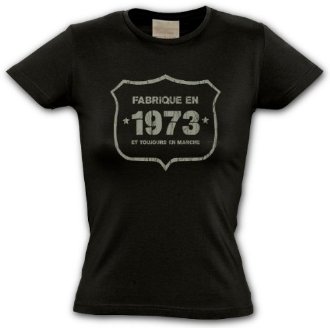 Tee shirt coupe femme 1973