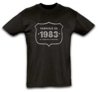 Tee shirt 1983