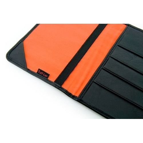 Étui en cuir Nappa personnalisable pour passeport avec emplacements pour cartes et option de gravure de message ou initiales.