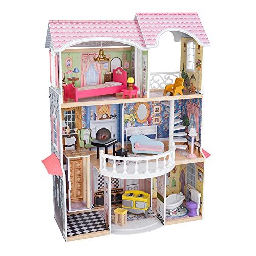 Maison de poupée Barbie animée, plus d'1m de haut, idéale pour les petites filles de 6 ans !