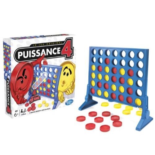 Puissance 4 classique, jeu familial intemporel pour enfants et adultes