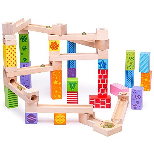 Circuit de billes en bois à construire : idée cadeau enfant 4 ans