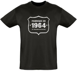 Tee shirt coton bio 1964