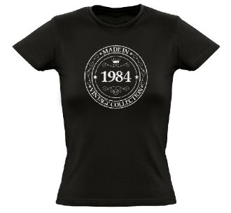 Tee shirt femme made in 1984