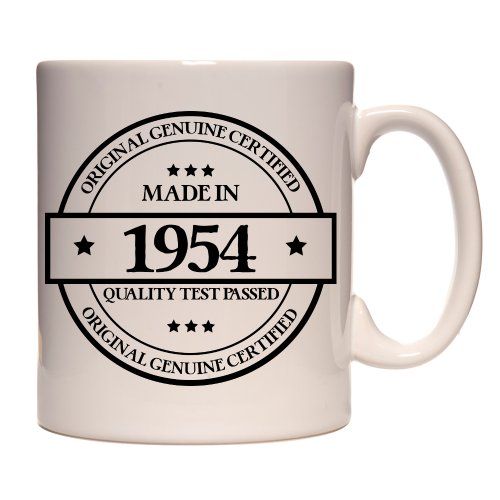 Mug céramique vintage personnalisé pour 70e anniversaire