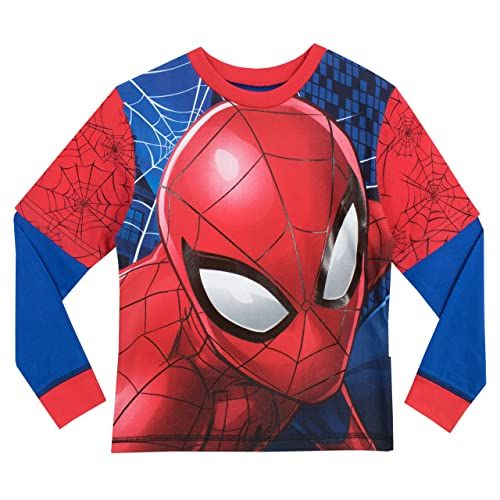 Pyjama Spiderman en coton avec design attractif, qualité supérieure et confort absolu.