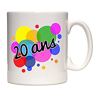 Mug en céramique 20 ans