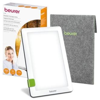 Lampe luminothérapie Beurer TL 30 avec lumière LED, idéale pour améliorer l'humeur et l'énergie pendant l'hiver. Compacte, économe, facile d'utilisation.