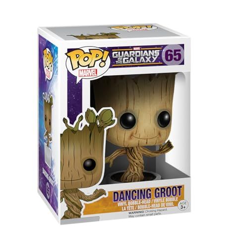 Figurine Funko Pop Marvel Groot, cadeau idéal pour fans de pop culture et collectionneurs, vinyle durable, icône Guardians of the Galaxy, 9.5 cm.