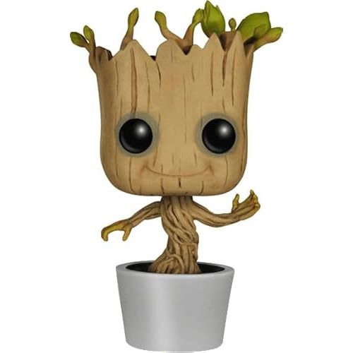 Figurine Funko Pop Marvel Groot, cadeau idéal pour fans de pop culture et collectionneurs, vinyle durable, icône Guardians of the Galaxy, 9.5 cm.