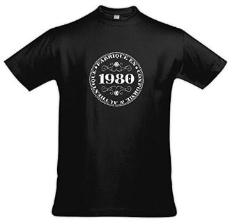 Tee shirt millésimé 1980