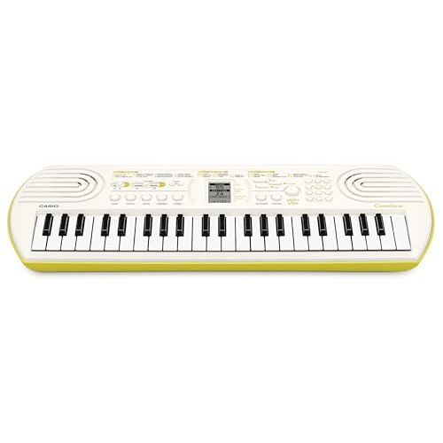 Mini piano Casio SA-80H5 avec 44 mini touches, 100 tonalités, 50 rythmes, idéal débutants/enfants, écran LCD, garantie 2 ans