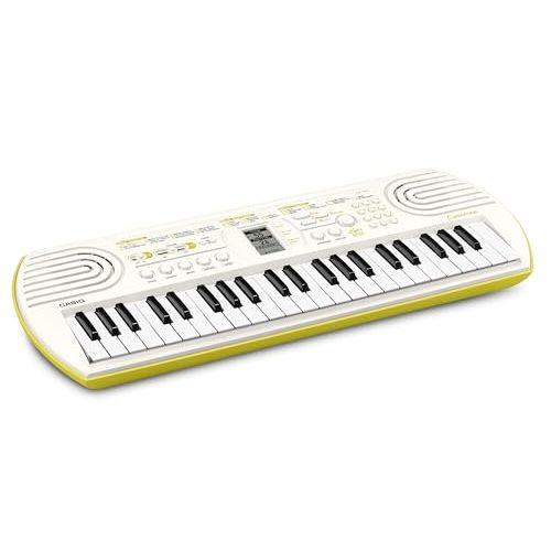 Mini piano Casio SA-80H5 avec 44 mini touches, 100 tonalités, 50 rythmes, idéal débutants/enfants, écran LCD, garantie 2 ans