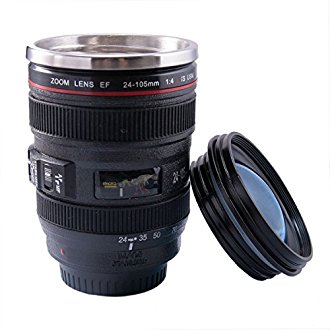 Tasse Originale en forme d'objectif photo
