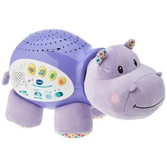 Veilleuse Hippo Dodo VTech colorée avec projection étoilée et capteur de pleurs pour bébés.