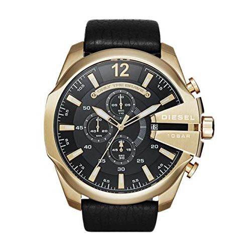 Montre Diesel - Bracelet cuir noir