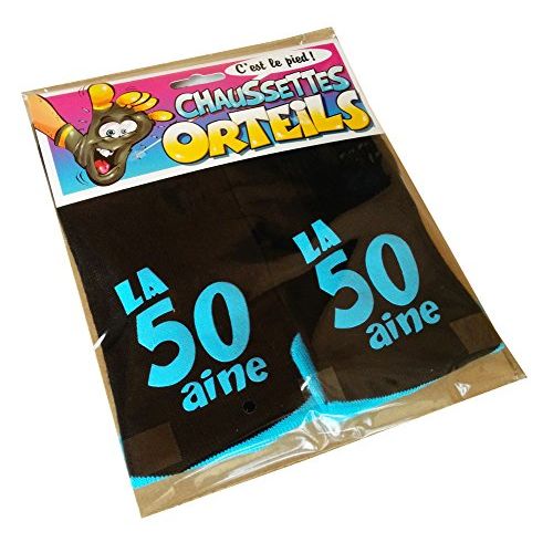 Chaussettes fun spéciales 50 ans